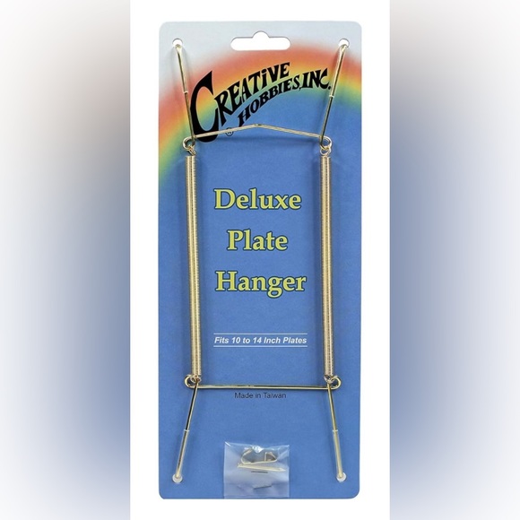 🍽️3 Deluxe Plate Hangers for Large Plates🍽️ ~fits 10” to 14” diameter🆕 - Picture 2 of 12